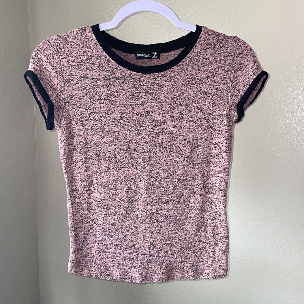 pink tee